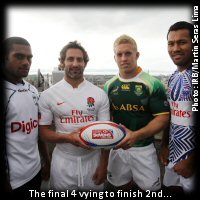 Samoa, England, South Africa & Fiji Captains